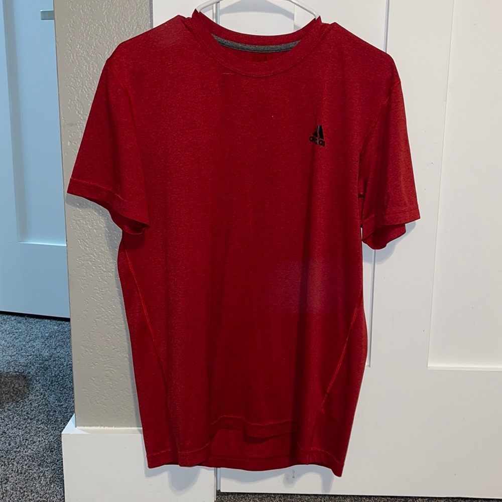 Red adidas men’s shirt